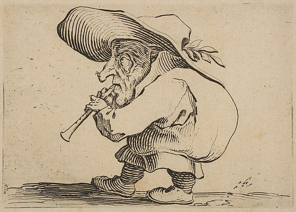 Le Joueur de Flageolet from Varie Figure Gobbi suite appel,16x12"(A3)Poster