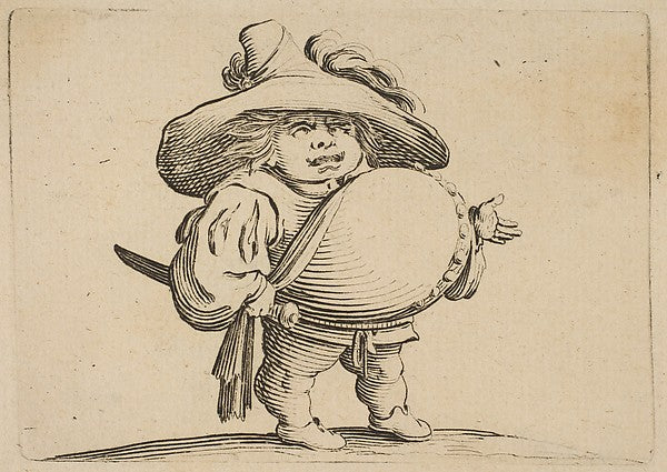 L'Homme au Gros Ventre Orné d'une Rangée de Boutons from Va, Poster Print