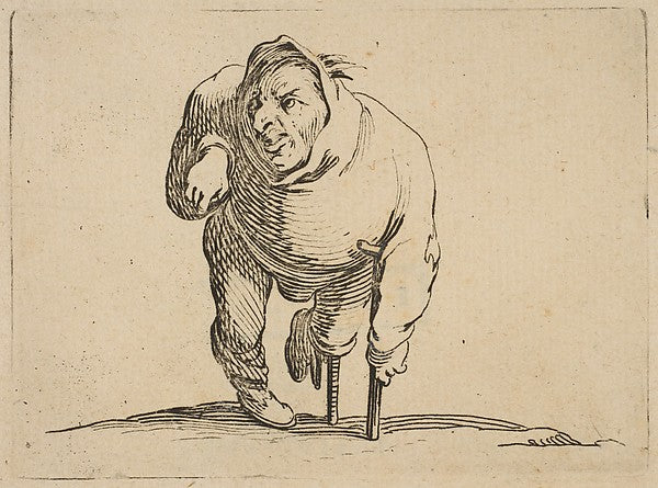 L'Estropié a la Béquille et a La Jambe de Bois from Varie Fi, Poster Print Wall Art