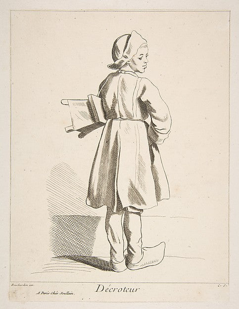 Shoeblack 1737-Anne Claude Philippe de Tubières, comte de Cayl, Poster Print Wall Art