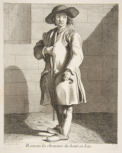 Chimney Sweep 1737-Anne Claude Philippe de Tubières, comte de ,16x12"(A3)Poster