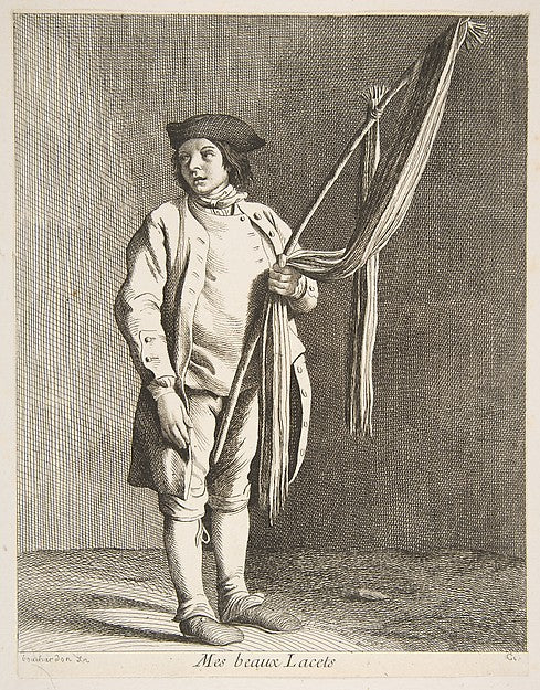 Laces Peddler 1738-Anne Claude Philippe de Tubières, comte de , Poster Print Wall Art