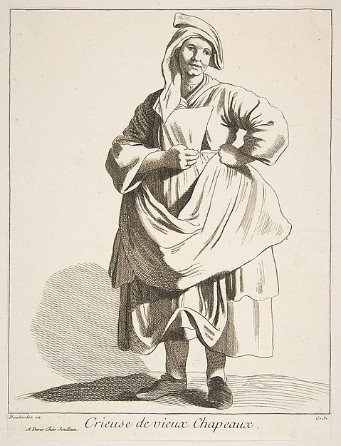 Peddler of Old Hats 1742-Anne Claude Philippe de Tubières, com, Poster Print Wall Art