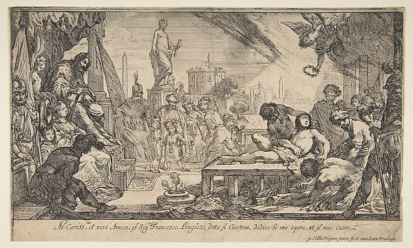 The Martyrdom of St. Lawrence c1627-Claude Vignon, Poster Print