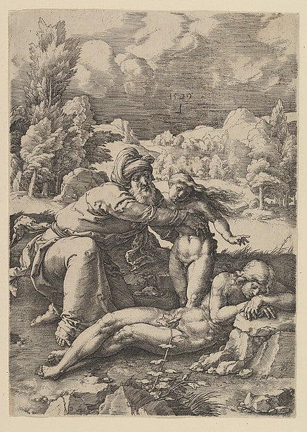 Creation of Eve 1529-Lucas van Leyden, Poster Print Wall Art