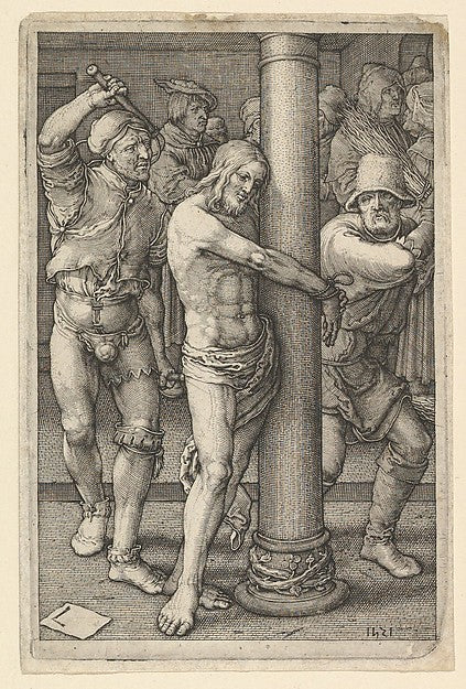 The Flaggelation n.d.-Jan Muller,After Lucas van Leyden, Poster Print Wall Art