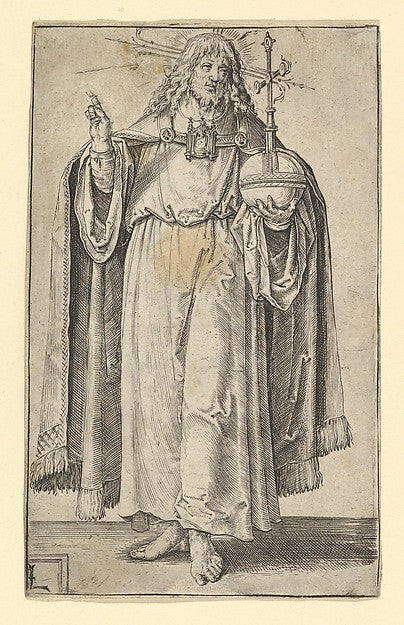 Christ c1510-Lucas van Leyden, Poster Print Wall Art