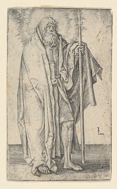 St. Thomas c1510-Lucas van Leyden, Poster Print Wall Art