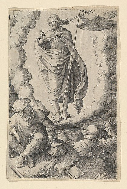 The Resurrection 1521-Lucas van Leyden, Poster Print Wall Art