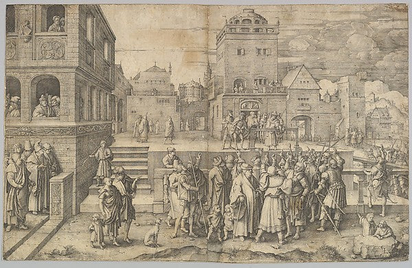Large Ecce Homo 1510-Lucas van Leyden, Poster Print Wall Art