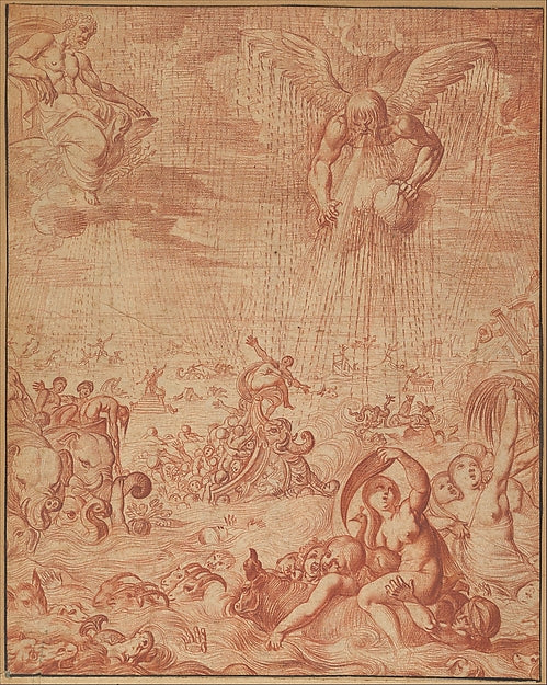 The Deluge c1630–38-Pierre Brebiette , Poster Print Wall Art