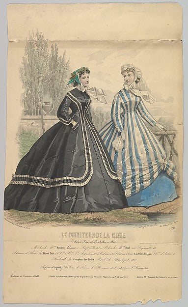 Modes de Mme. Antonie Lalanne No. 791 from Le Moniteur de la, Poster Print Wall Art