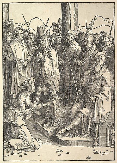 The Mouth of Truth c1514-Lucas van Leyden, Poster Print Wall Art