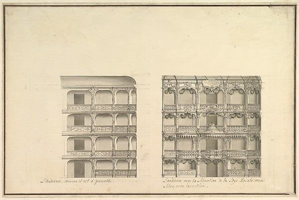Elevation of Boxes and Royal Box as Presently Constituted and, Poster Print Wall Art