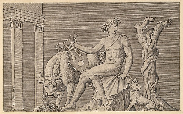 Speculum Romanae Magnificentiae: Apollo Tending the Flocks of, Poster Print