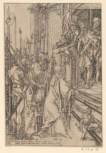 Ecce Homo n.d.-After Albrecht Dürer ,16x12"(A3)Poster