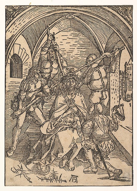 Christ Crowned with Thorns c1500-Possibly Albrecht Dürer , Poster Print
