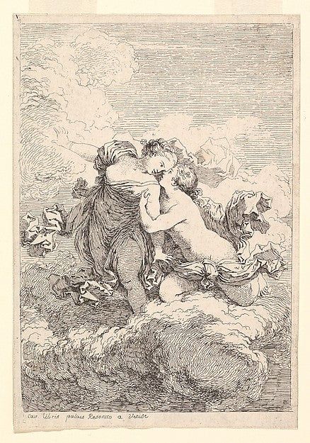 Mythological Scene possibly Diana Seducing Callisto c1764-Jea, Poster Print
