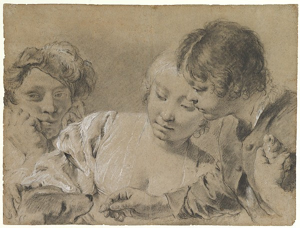 Feeding the Dog 1682–1754-Giovanni Battista Piazzetta,16x12"(A3) Poster