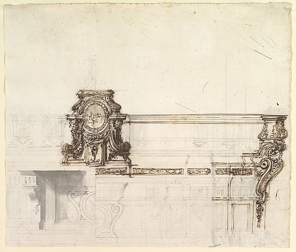 Design for an Altar 1700–1773-Luigi Vanvitelli,16x12"(A3) Poster