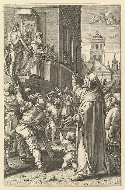 Ecce Homo from The Passion of Christ c1598–1617-Anonymous, Af, Poster Print