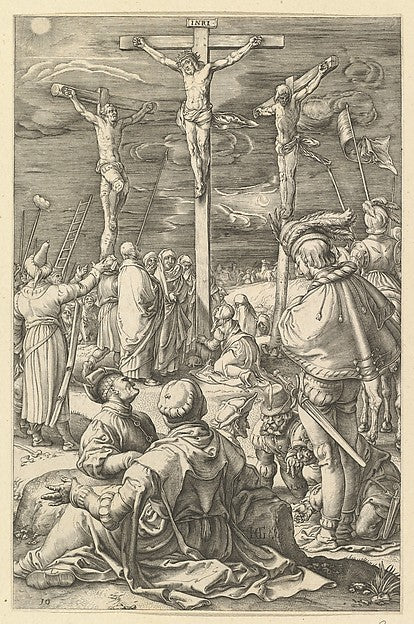 Christ on the Cross from The Passion of Christ c1598–1617-Ano, Poster Print