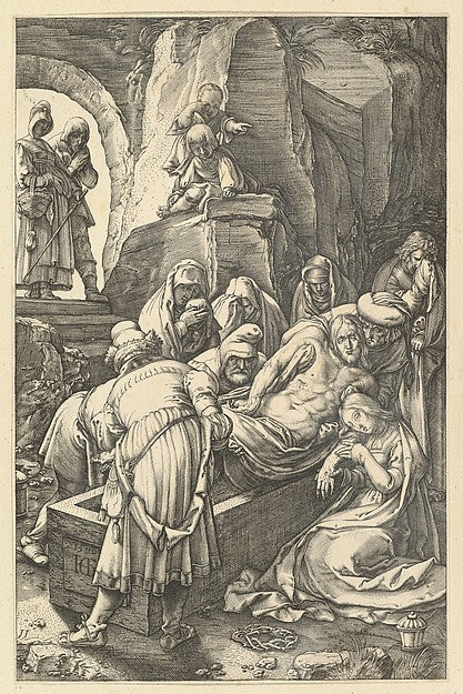 The Entombment from The Passion of Christ c1598–1617-Anonymou, Poster Print