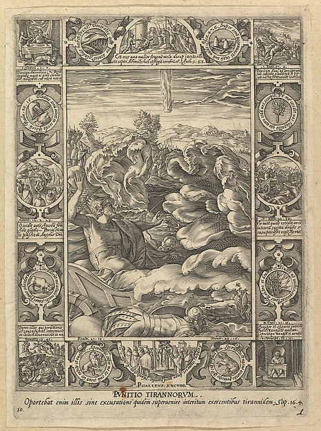Punitio Malorum from Allegories of the Christian Faith from , Poster Print