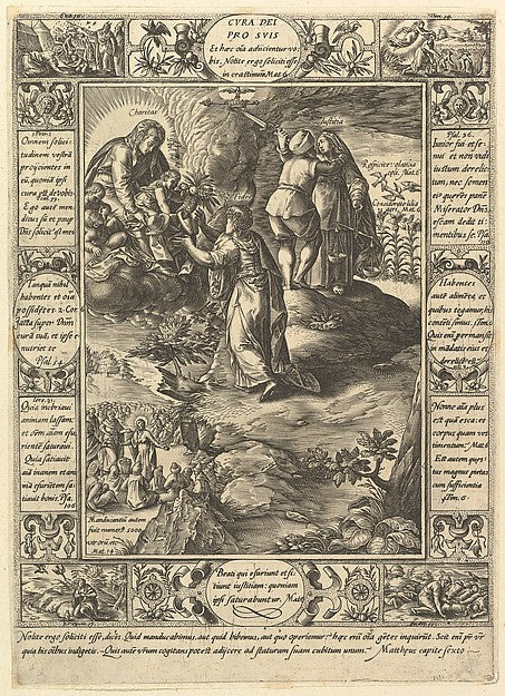 Cura Dei Pro Suis from Allegories of the Christian Faith fro, Poster Print