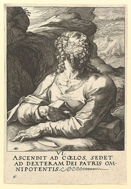 St. Bartholomew from Christ the Apostles and St. Paul with t, Poster Print