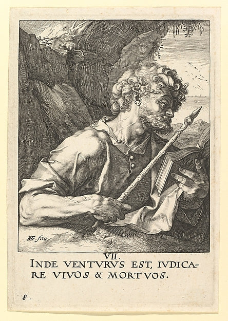 St. Thomas from Christ the Apostles and St. Paul with the Cr, Poster Print