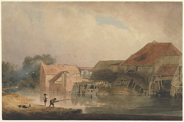 Riverside Scene 1805–10-Peter De Wint, Poster Print Wall Art