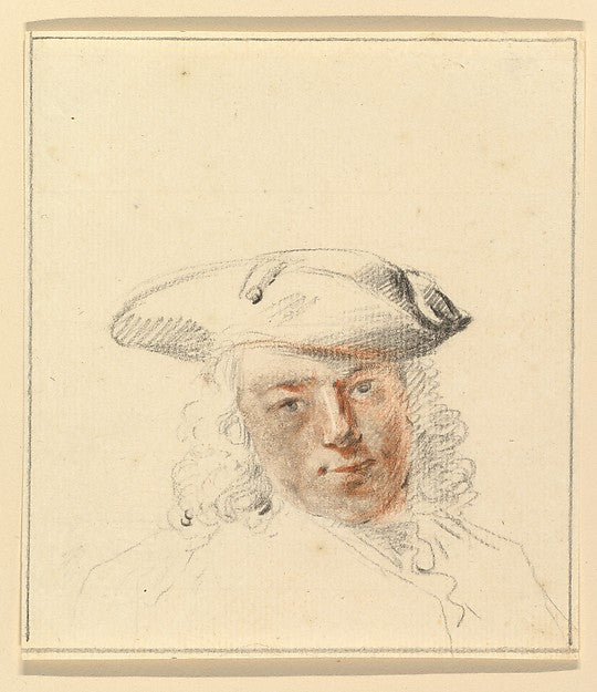 Portrait of a Young Man early 18th–mid 18th cent-Cornelis Troo, Poster Print Wall Art