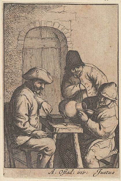 Empty Jug 1610–85-After Adriaen van Ostade ,16x12"(A3)Poster