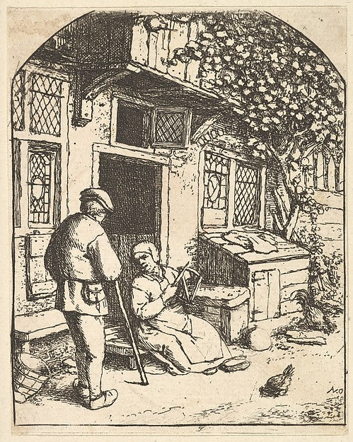 The Winder 1610–85-Adriaen van Ostade , Poster Print