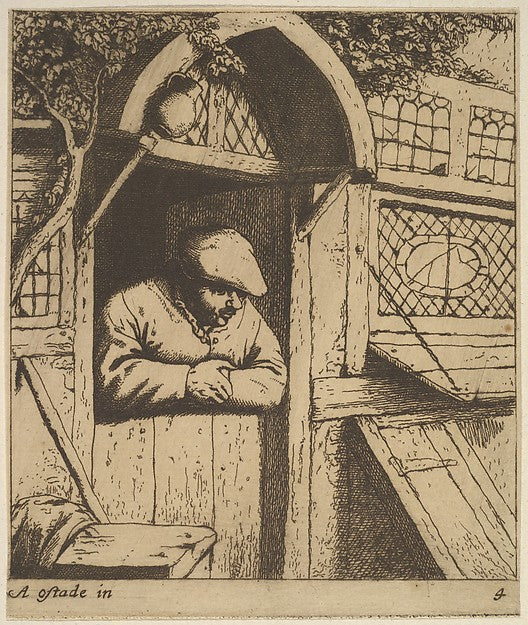 Peasant 1610–85-After Adriaen van Ostade , Poster Print