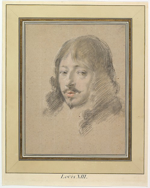 Simon Vouet:Portrait of Louis XIII c1632–35-16x12"(A3) Poster