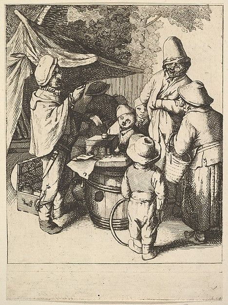 The Quack 1610–85-After Adriaen van Ostade , Poster Print