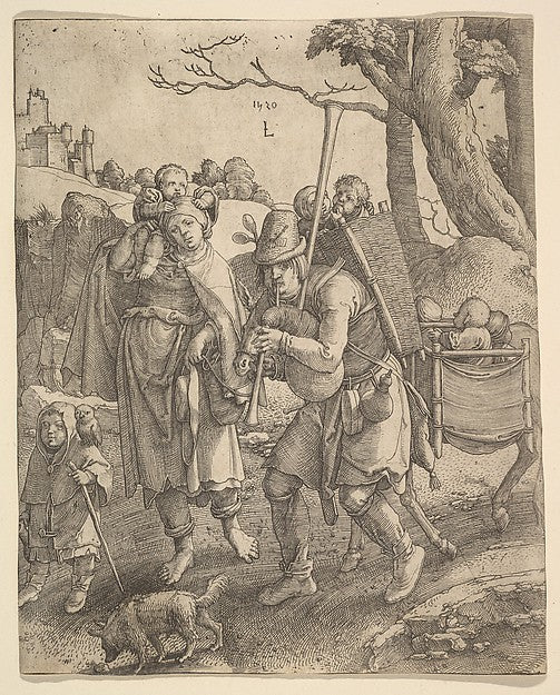 The Beggars 1520-Lucas van Leyden, Poster Print Wall Art