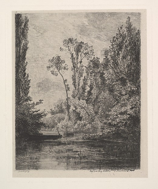 The Virgin Islands at Bezon 1850-Charles-François Daubigny, Poster Print Wall Art