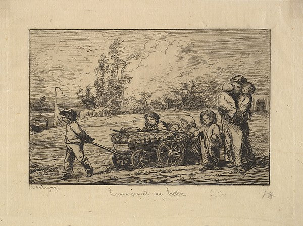 Moving into the Boat 1861-Charles-François Daubigny, Poster Print Wall Art
