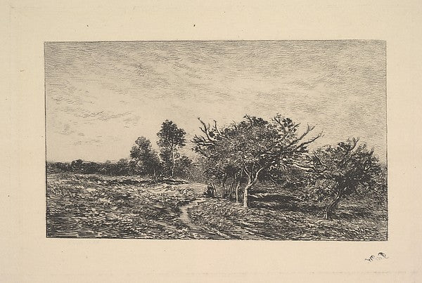 Apple Trees at Auvers 1877-Charles-François Daubigny,16x12"(A3) Poster