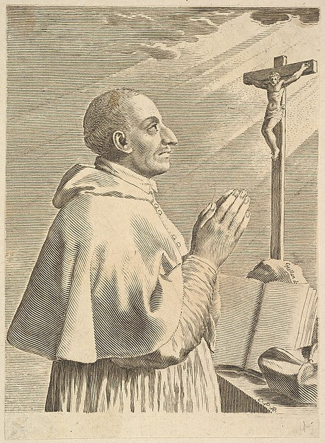 St. Charles Borromeo-Claude Mellan ,16x12"(A3)Poster