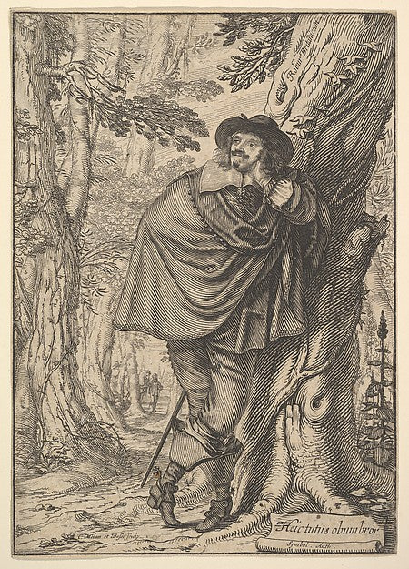 James Howel Standing in a Forest 1641-Claude Mellan, Abraham B, Poster Print Wall Art