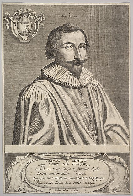 Charles de Bouques-Claude Mellan , Poster Print Wall Art