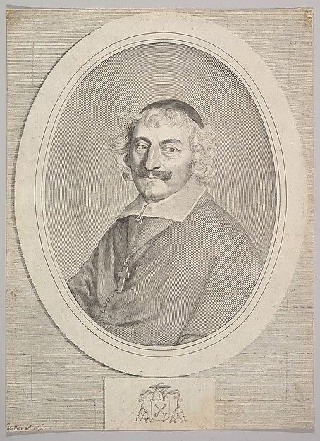 Alphonse III Delbène Bishop of Orléans-Claude Mellan ,16x12"(A3)Poster