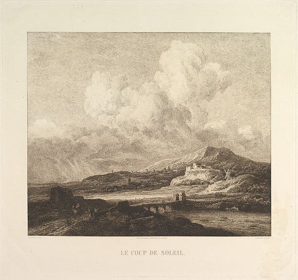 A Burst of Sunlight 1860-Charles-François Daubigny, After Jaco,16x12"(A3) Poster