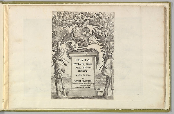 Festa Fatta in Roma Alli 25 Febraio MDCXXXIV February 25,1649, Poster Print