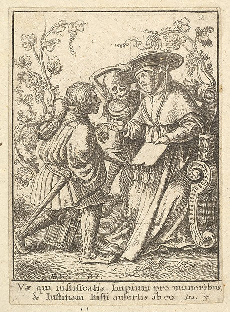 Cardinal from the Dance of Death 1651-After Hans Holbein the, Poster Print Wall Art