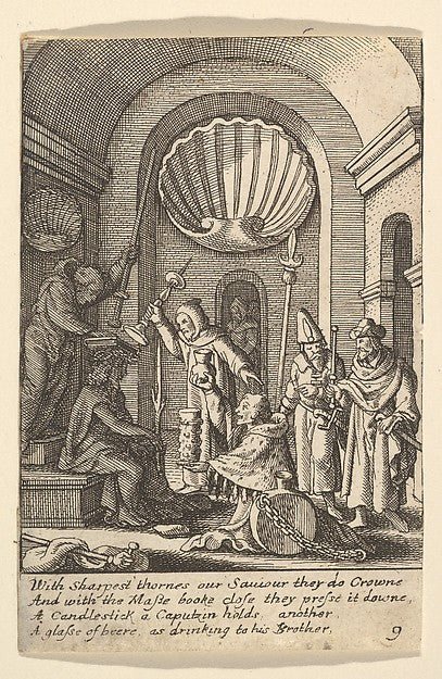 The mocking of Christ 1625–77-After Hans Holbein the Younger, Poster Print Wall Art
